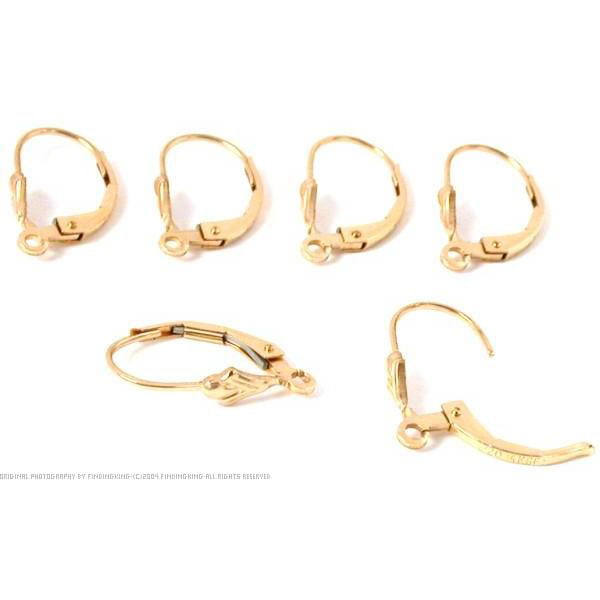 Approx. Measurements 41mm x 13mm 14K Yellow Gold Textured and Polished Dangle Leverback Earrings 